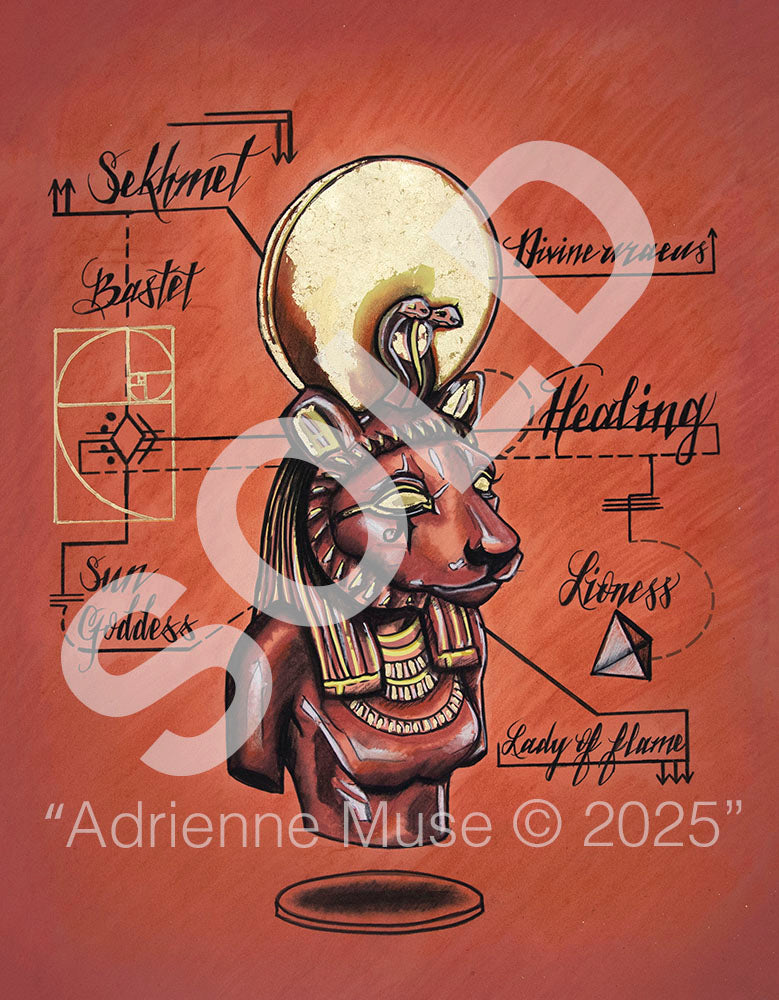 "Sekhmet" Original Artwork