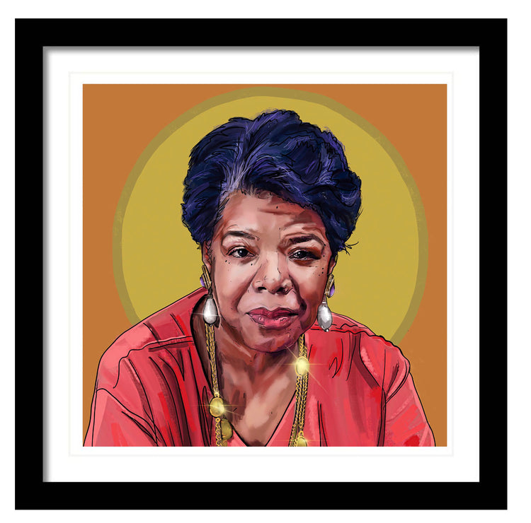 "Maya Angelou The Black Edition" Prints
