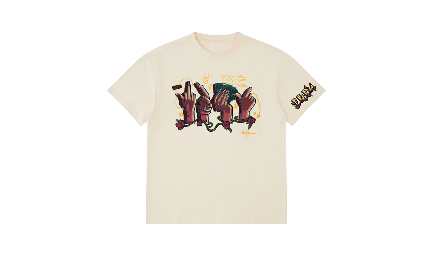 (NEO) C.R.E.A.M. F*k U Pay Me Oversized Box Tee