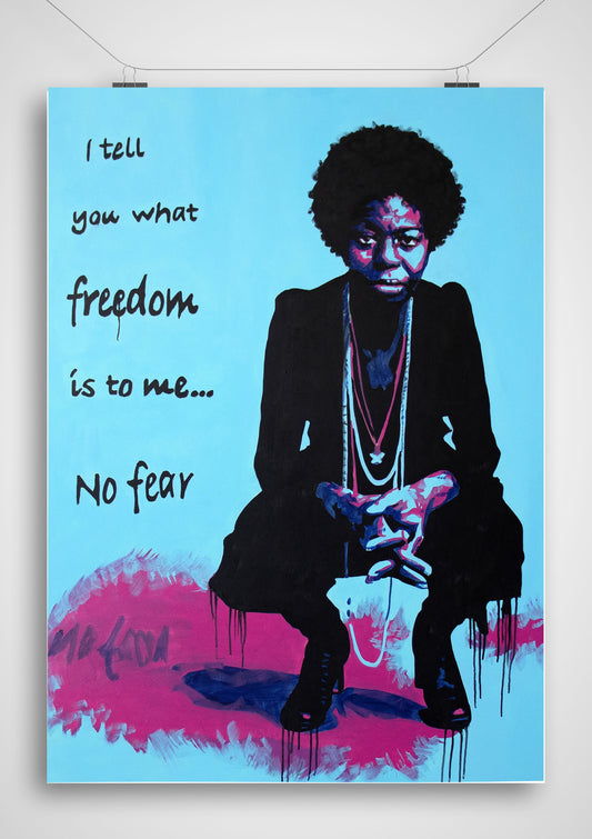 "No Fear" Poster Print