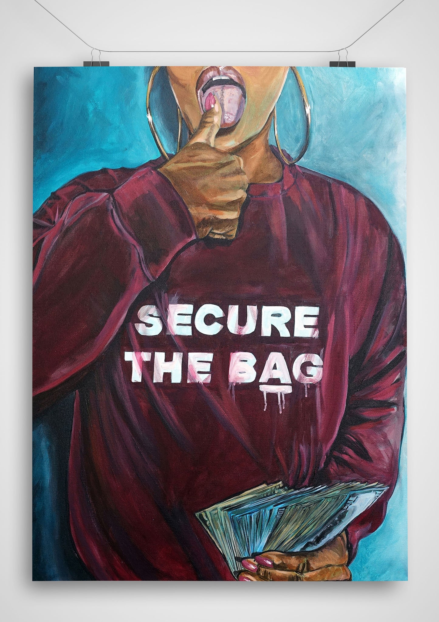 "Secure The Bag" Poster Print